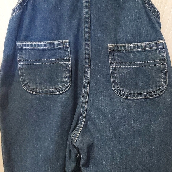 OshKosh B'gosh Denim Blue Overalls Baby Girl Size 18 Months - Picture 8 of 8